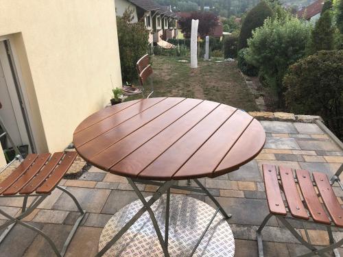 Studio Ochsenfurt mit sonniger Terrasse