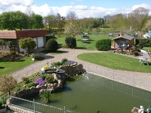 Landhausidyll Apartment Wohn- und Schlafzimmer