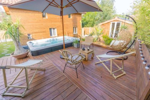 مساج, Wood'n Sea Surf Lodge - Auberge De Jeunesse in Les Dunes