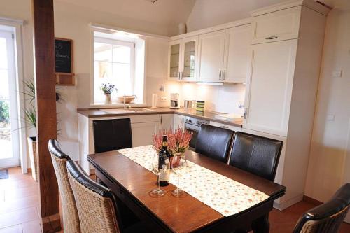 Kitchen, Ferienwohnung Wildrose in Badbergen
