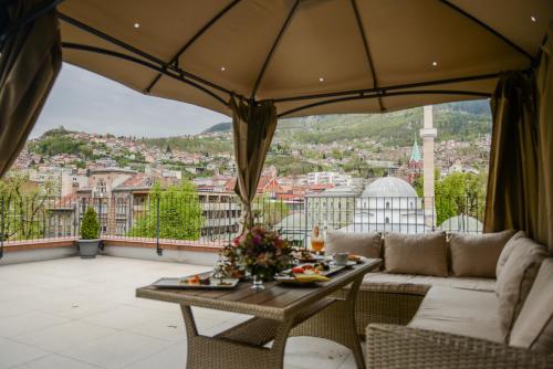 Balcony/terrace, Hotel President Sarajevo in Sarajevo
