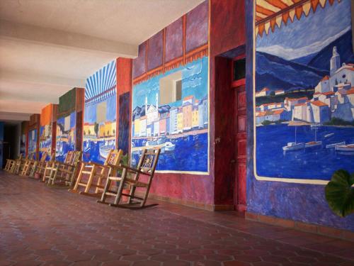 Exterior view, Hotel Hacienda Bugambilias La Paz in Zona Comercial