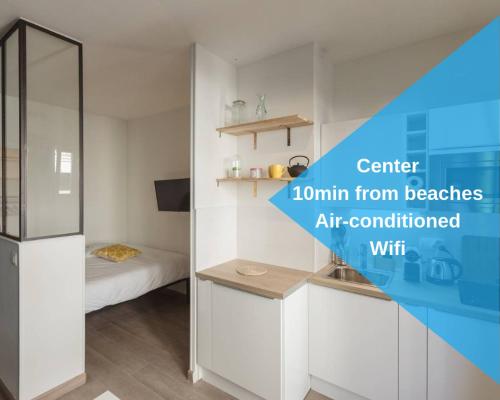 Nicelidays - Le Berlioz - city central - 7min from beaches - Hôtel - Nice