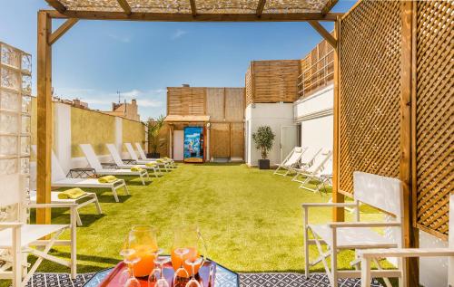 Kert, Hotel Nouvel near Barcelona Történelmi Múzeum