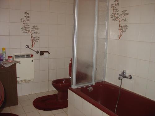 ห้องน้ำ, Ferienwohnung Lindlar in ลินด์ลา