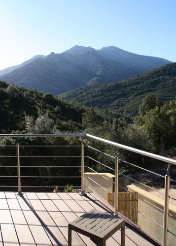 Balkons/terase, L'oliveraie du Fango in Manso