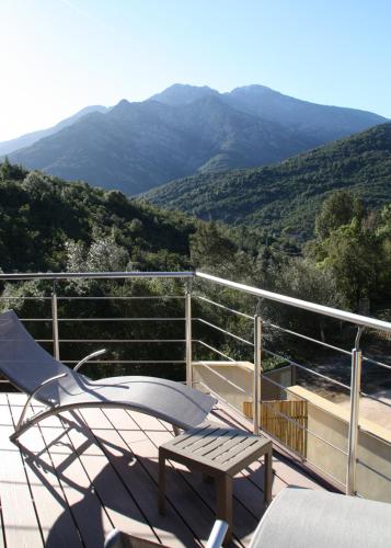 Balkons/terase, L'oliveraie du Fango in Manso