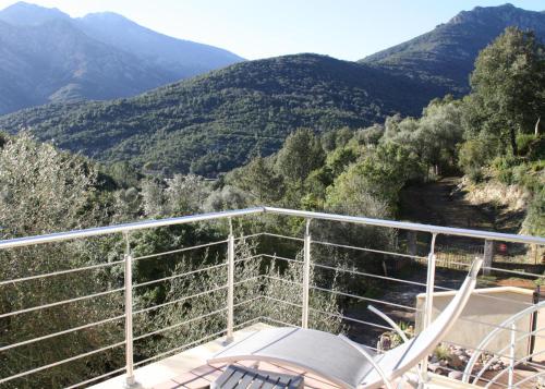 Balkons/terase, L'oliveraie du Fango in Manso