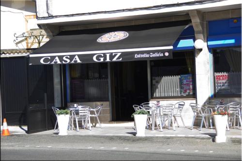 餐廳, Hostal-Restaurante Casa Giz in 奧爾蒂蓋拉聖馬爾塔