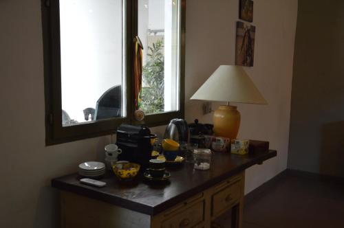 Kitchen, Le Chardonneret du Domaine du Moulin 15 in Belhomme