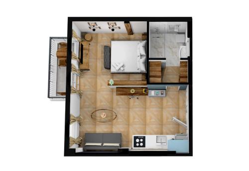 Studio with Balcony image 1