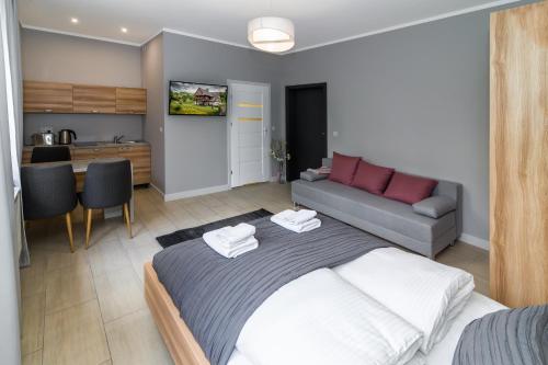 1 double bed, 1 sofa bed