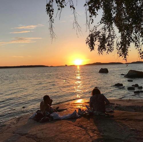 Egen stuga nara hav och natur