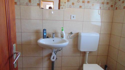 Bathroom, Anna Apartman in Kiskunfelegyhaza