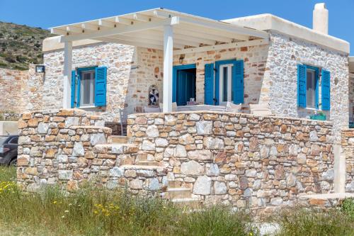  Stone Villa Kontiani - Blue Villa in Prodromos Paros