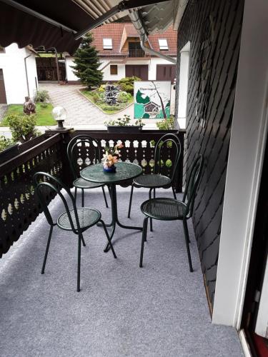 Balkons/terase, Haus Jahn in Rohrbach (Thuringia)
