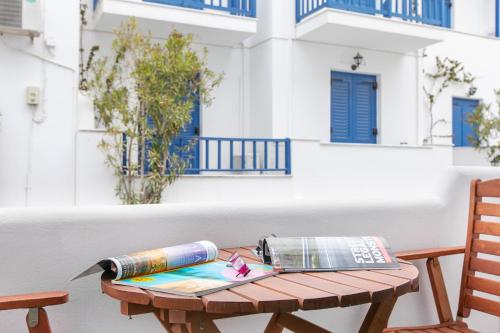 Balcony/terrace, Zas Studios in Naxos Island
