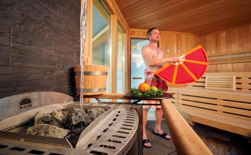 桑拿, Spirit & SPA Birkenhof am Elfenhain in 格拉芬維森