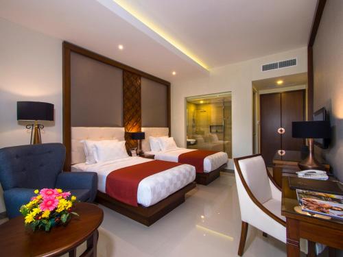 2 twin beds