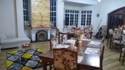 Ravintola, Panorama Green View Hotel in Nuwara Eliya