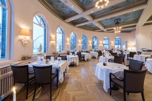 餐廳, 施維澤霍夫瑞士優質酒店 (Schweizerhof Swiss Quality Hotel) in 聖莫里茨