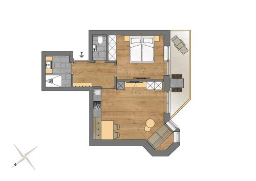 One-Bedroom Apartment