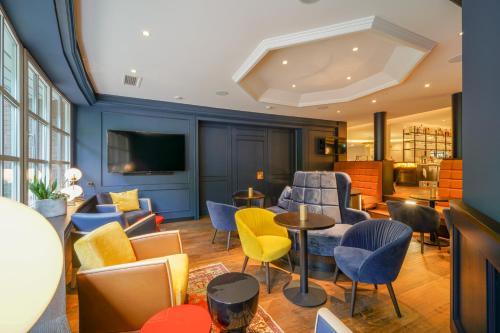 共用Lounge/電視區, 黑德加魯德酒店 (Hotel Heidegrund) in 加雷爾