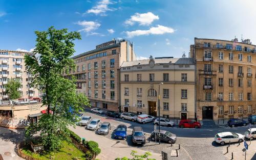 Mokotowska 67 Prywatne mieszkanie z balkonem w Centrum miasta i w pobliżu Ambasady USA Samodzielne Zameldowanie! Self Check-in System!, Varšava (fotografie 9)