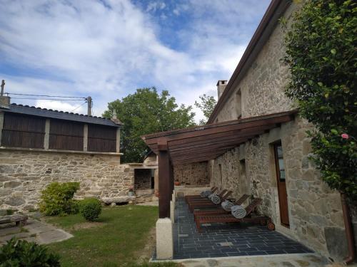 Balcony/terrace, Casa Roan y Casa Grande in Palas de Rey