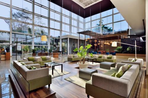 Lobby, Radisson Blu Plaza Hotel Hyderabad Banjara Hills in Hyderabad