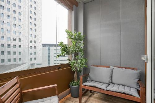 Two-Bedroom Apartment with Balcony
