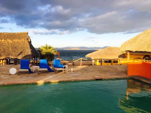 Peldbaseins, Los Vientos Hotel in Guerrero Negro