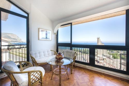 Casa con terrazza sul mare all'Addaura