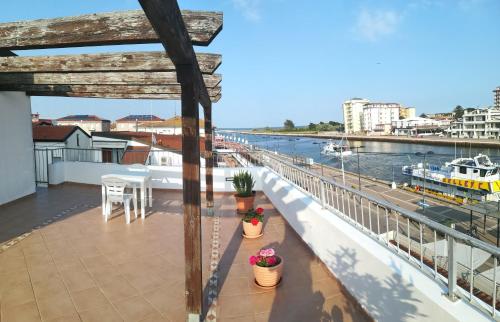 Erkély/terasz, B&B Traghetto in Lido Degli Estensi