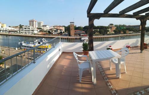 Erkély/terasz, B&B Traghetto in Lido Degli Estensi