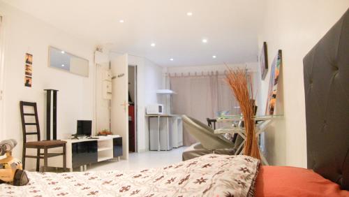 Grand studio privé tout confort proche Paris - Location saisonnière - Villetaneuse