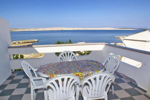 ระเบียง/ชานเรือน, Apartments by the sea Kustici, Pag - 4129 in คุสติซิ