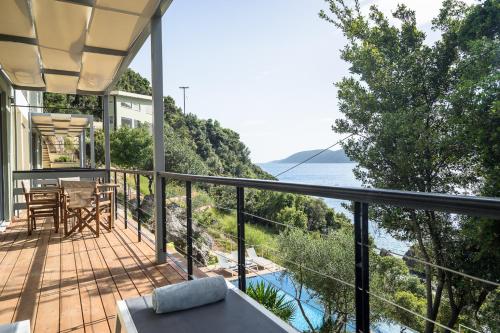 Altan/terrasse, Soul Beach Suites in Vasiliki