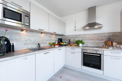 Kitchen, Pierhaus 14 in Olpenitz