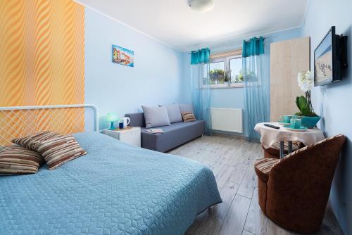 1 double bed, 1 sofa bed