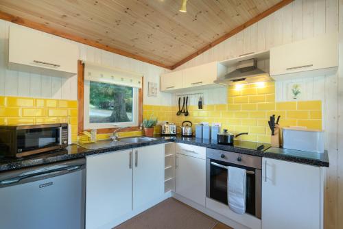 Catkin Lodge set in a Beautiful Woodland Holiday Park