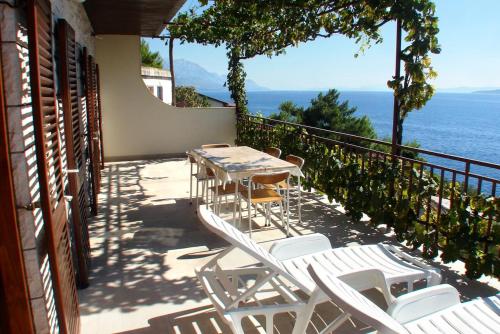 陽台/露台, Apartments by the sea Pisak, Omis - 658 in 皮薩