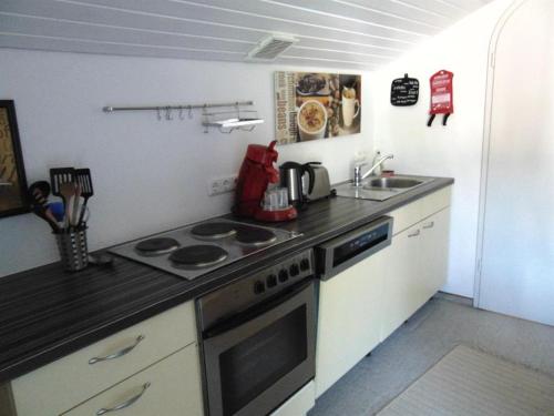 virtuve, Landhaus Kogel in Ofterschwang