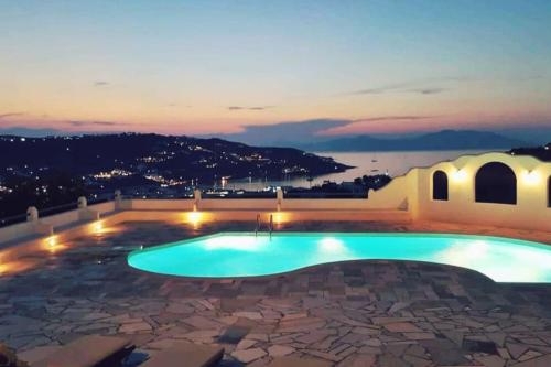 Complex Of Cycladic Traditional Houses In Mykonos In Mykonos City