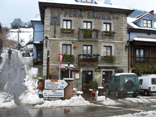 A szálláshely kívülről, Hosteria Pena Sagra in Cillorigo De Liebana