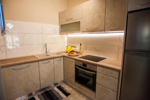 Kitchen, Monteduca Apartments in Kefalonia