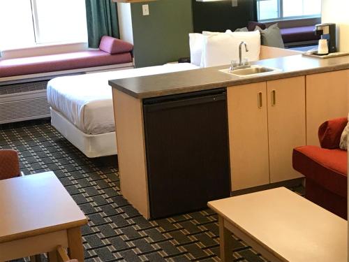 1 queen bed, 2 sofa beds