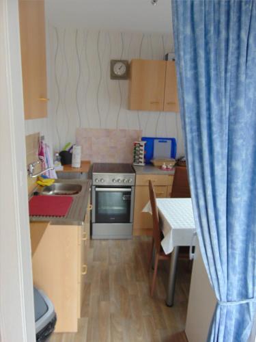 virtuve, Ferienwohnung Ehrich nahe Otterndorf in Belum