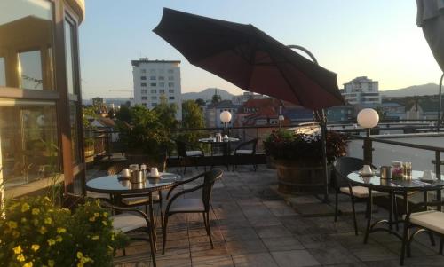 Balkon/Terrasse, Skycity Hotel Atrigon in Klagenfurt