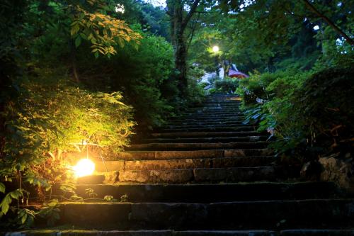 Garden, Shukubo Kansho-in Temple Sanrakuso in Daisen